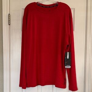 NWT Head Classic Guard LS Crew, Large, racing red heather